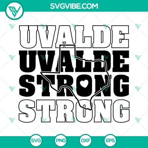 uvalde strong svg png eps dxf cut files for cricut silhouette 4 mockup