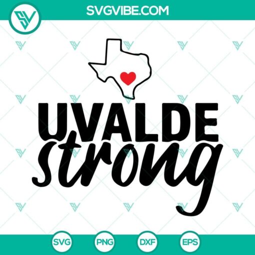 uvalde strong svg pray for uvalde svg png dxf eps cut files for cricut silhouette 3 mockup