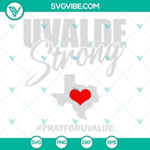 uvalde strong svg pray for uvalde svg texas strong svg 3 mockup