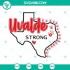 Uvalde Strong SVG design for shirts, featuring Pray For motif. Unique Uvalde SVG images for crafting.