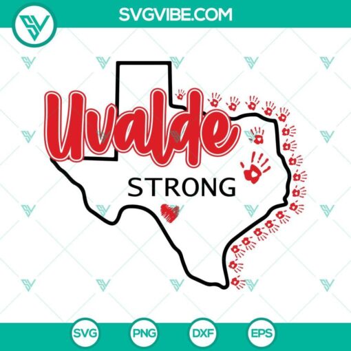 uvalde strong svg uvalde svg uvalde strong shirt svg pray for uvalde svg png eps dxf 8 mockup