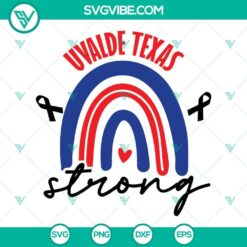Uvalde Strong Wolf Texas SVG File Bundle, Uvalde Strong SVG Files, Pray For 3