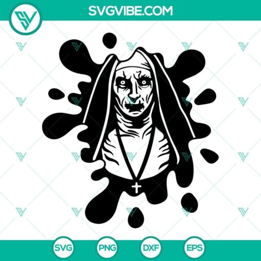 valak blood effect svg png dxf eps cricut 5 mockup