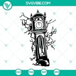 Movies, SVG Files, Vecna Clock SVG Images, Stranger Things 4 SVG Images, The 2