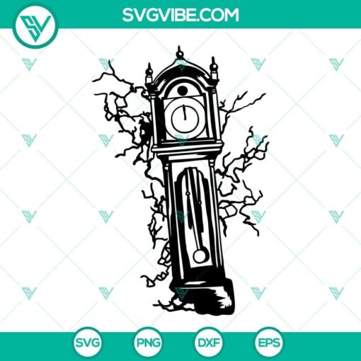 vecna clock svg stranger things 4 svg the upside down svg 4 mockup