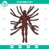 Vecna inspired design for Stranger Things Season 4, available in SVG, PNG, EPS, and DXF formats for instant download.
