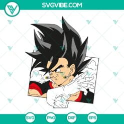 Anime, SVG Files, Son Goku SVG Download, Kakarot SVG Files, Dragon Ball Z SVG 3