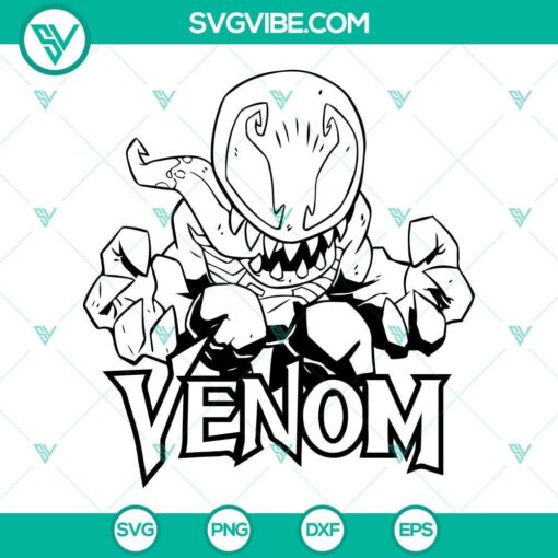 venom chibi svg venom svg venom png venom vector clipart 9 mockup