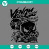 Venom Eddie Brock Marvel character SVG file for design projects, PNG, EPS, and DXF formats available for download.