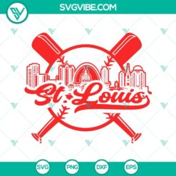 Baseball, Sports, SVG Files, Vintage St Louis Baseball SVG File, St Louis 7