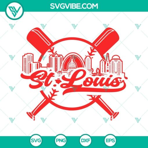 vintage st louis baseball svg st louis cardinals svg 9 mockup