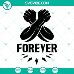 Movies, SVG Files, Wakanda Forever Salute SVG Image, Black Panther Hand Gesture 5