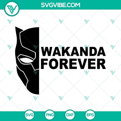 wakanda forever svg black panther svg 5 mockup