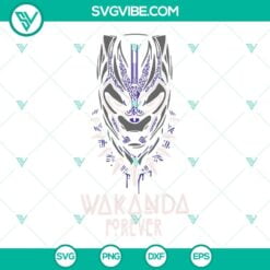 Movies, SVG Files, Wakanda Forever SVG Download, Black Panther Wakanda Forever 1