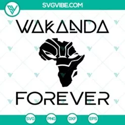 Movies, SVG Files, Wakanda Forever SVG Image, Wakanda SVG Image, Black Panther 2