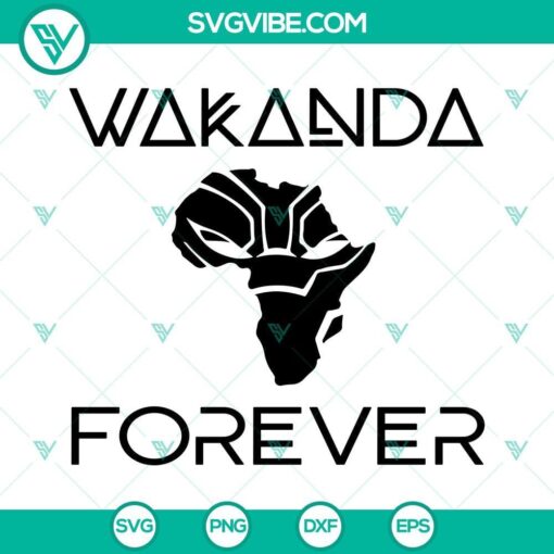 wakanda forever svg wakanda svg black panther svg cut file cricut digital download 6 mockup