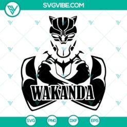 Wakanda SVG Images, Black Panther SVG Files Cut File, Marvel SVG Download