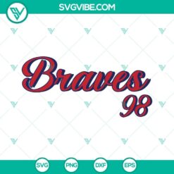 wallen braves 98 svg morgan wallen svg atlanta braves svg country song svg png dxf eps cricut 9 mockup