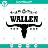 Musics, SVG Files, Wallen Bullhead SVG Files, Western SVG Download, Leopard SVG 14