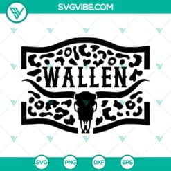 Musics, SVG Files, Wallen Cow Head Leopard Print SVG Files, Morgan Wallen SVG 9