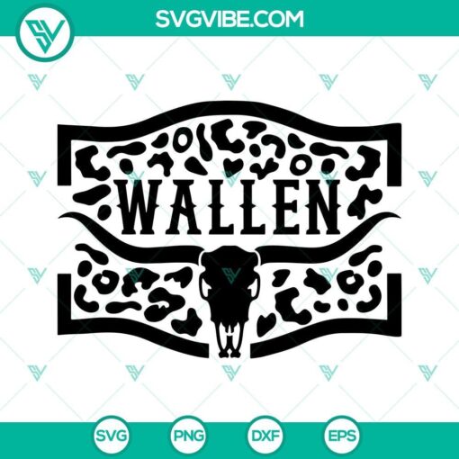 wallen cow head leopard print svg morgan wallen svg 5 mockup