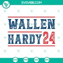 SVG Files, Trending, Wallen Hardy 24 SVG Image PNG DXF EPS Cut Files For Cricut 2