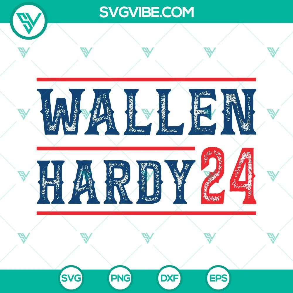 SVG Files, Trending, Wallen Hardy 24 SVG Image PNG DXF EPS Cut Files For Cricut 1