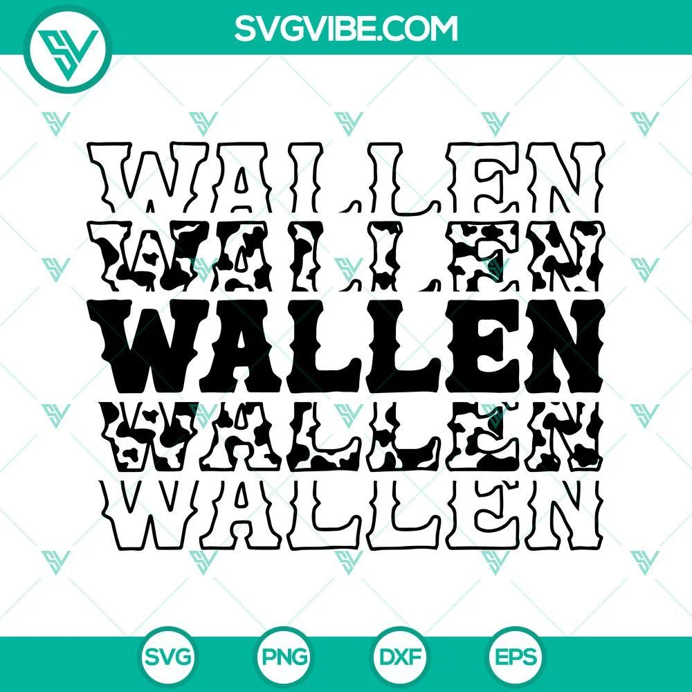 Musics, SVG Files, Wallen SVG Download, Morgan Wallen SVG Files, Country Music 1