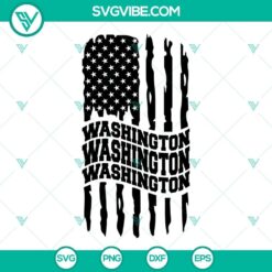 Washington Commander American Flag SVG Images, Washington Football SVG Image 2