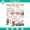 Morgan Wallen country music SVG file with "Wasted On You" design, available in PNG and DXF formats.