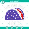 Funny Jill Biden breakfast taco SVG image with "We Are Not Tacos" design, available in PNG and DXF formats for crafting projects.