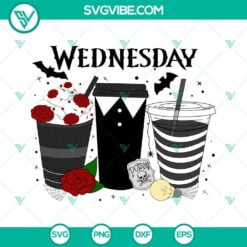 Movies, SVG Files, Wednesday SVG Image, Jenna Ortega SVG Image, Addams Family 3