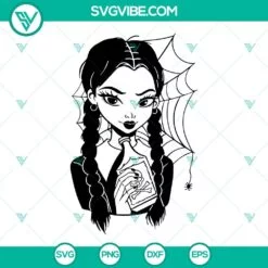 Halloween, Movies, SVG Files, Wednesday Addams SVG File, Halloween SVG Images 3