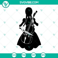 Wednesday Addams SVG images featuring Jenna Ortega from Addams Family - Download SVG, PNG, DXF files for crafting.