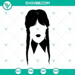 Movies, SVG Files, Wednesday SVG Image, Jenna Ortega SVG Image, Addams Family 4