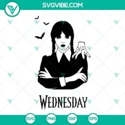 Movies, SVG Files, Wednesday Addams Over Your Dead Body SVG Images, The Addams 4