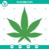 Marijuana leaf SVG bundle perfect for monogram designs. A unique collection for weed enthusiasts.