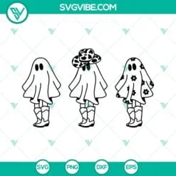 Halloween, SVG Files, Western Ghost SVG Download Bundle, Boo Haw SVG Download, 2