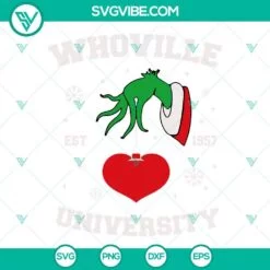 Christmas, SVG Files, Whoville University SVG File Bundle, Grinch Whoville 7