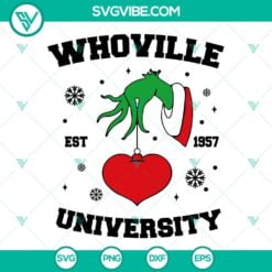 whoville university est 1957 svg bundle university of whoville svg grinch hand holding heart svg png dxf eps files 7 mockup