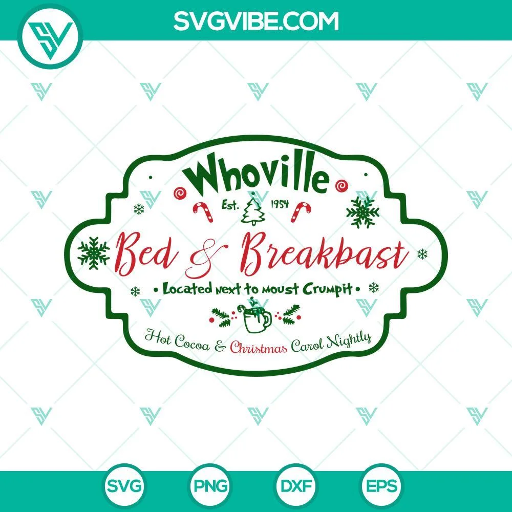 Christmas, SVG Files, Whoville University SVG Files Bundle, Grinch Whoville 1