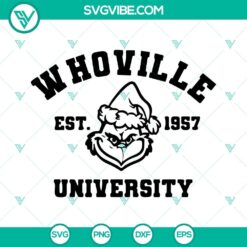 Whoville University SVG Image Bundle, Grinch Whoville University SVG Image, 8