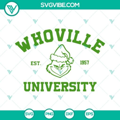 whoville university svg grinch svg christmas svg 1 mockup