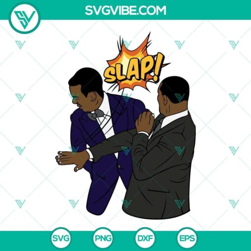 will smith chris rock slapping incident svg will slaps svg will slapping svg png dxf eps clipart cricut 3 mockup