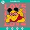 SVG Files, Valentine's Day, Love Winnie the Pooh SVG File, Pooh Bear Valentine 13