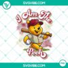 Winnie the Pooh Arizona Diamondbacks baseball logo PNG design file, featuring a unique and fun crossover design.