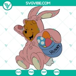 Disney, Easter, SVG Files, Winnie The Pooh Easter Egg SVG Image, Winnie Pooh 8