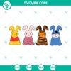 Winnie the Pooh Easter Peeps SVG files featuring Easter Bunny and cute Easter designs for crafts and projects.