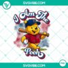 Winnie The Pooh Los Angeles Angels baseball PNG design file, sports themed graphic for fans.