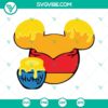 Disney, SVG Files, Winnie The Pooh Mouse Head SVG Images PNG DXF EPS Cricut 13